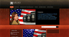Desktop Screenshot of abogadoariasinmigracion.com
